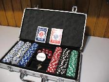 Bicycle 300 Piece Poker Set in Lockable Aluminum case, LIKE NEW - Photo 5