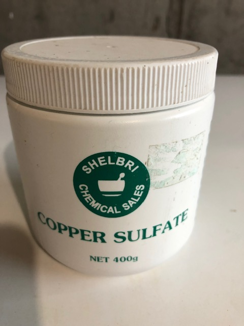 Sulfate de cuivre / Algicide / Bleu Piscine