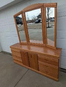 Dresser with Mirror - Can Deliver