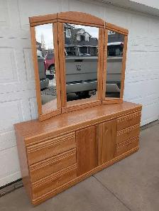Dresser with Mirror - Can Deliver - Photo 3