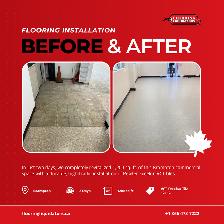 Commercial Flooring Installation – Before & After (VCT Tiles)