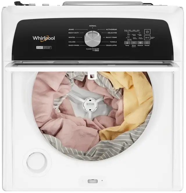 Whirlpool Top Load Washer & Dryer Pair Sale WTW5057LW, YWED5050L - Photo 4