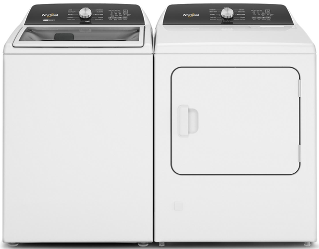 Whirlpool Top Load Washer & Dryer Pair Sale WTW5057LW, YWED5050L - Photo 5