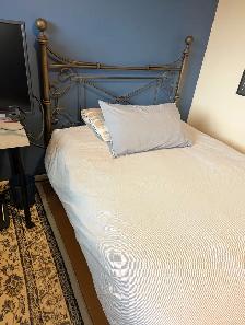 Iron / Metal Headboard Bed Set - Full Size - Photo 5
