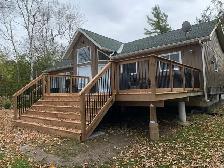 Composite and wood deck build - Photo 5