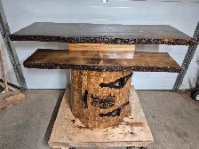 Live edge bar/coffee bar