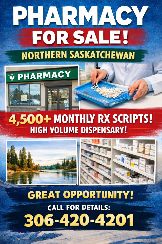 Pharmacy Business For sale