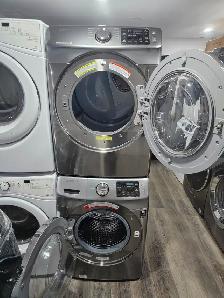 WOW Samsung 27' Stainless Steel Frontload Stackable Washer Dryer - Photo 8
