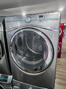 AMAZING Whirlpool 27' Grey Front-Load Stackable Washer Dryer Set - Photo 5