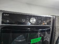 WOW! Maytag 27' Grey Front-Load Stackable Washer GAS Dryer Set - Photo 6