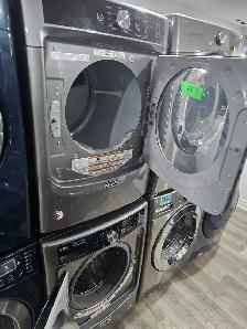 WOW! Maytag 27' Grey Front-Load Stackable Washer GAS Dryer Set - Photo 8