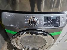 Samsung 27' Stainless Steel Front-Load Stackable Electric Dryer - Photo 2