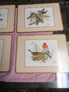 Kitchen placemats have four