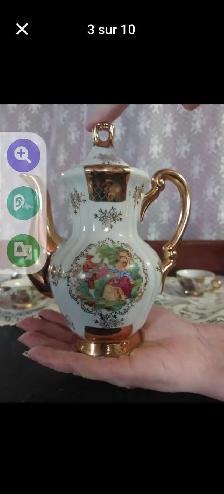 Service à thé chinois 15x morceaux vintage - Photo 3