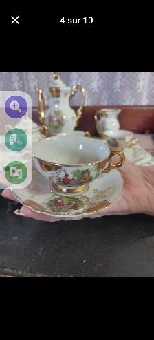 Service à thé chinois 15x morceaux vintage - Photo 4