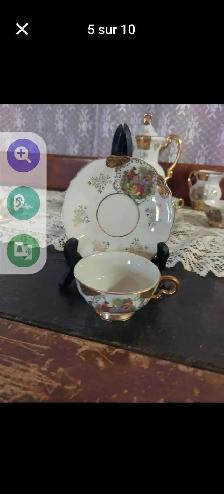 Service à thé chinois 15x morceaux vintage - Photo 5