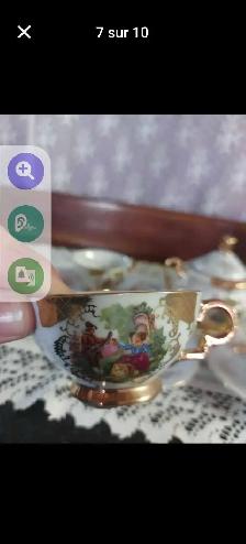 Service à thé chinois 15x morceaux vintage - Photo 7