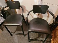 Two bar stools (New condition)