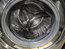 LG Stainless Steel 27' Front-Load Stackable Washer & Dryer Set - Photo 4