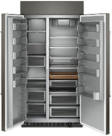 Kitchenaid Built In Refrigerator KBSN702MPA 42' Side By Side - Photo 3