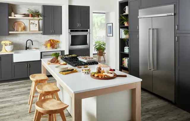 Kitchenaid Built In Refrigerator KBSN702MPA 42' Side By Side - Photo 5