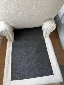 Free delivery used Cream Chaise Lounge Chair - Photo 5