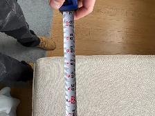 Free delivery used Cream Chaise Lounge Chair - Photo 6