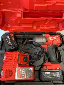 Milwaukee Impact Wrench W/Batteries And Charger - Photo 3