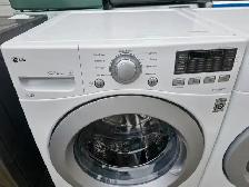 LIKE NEW LG 27' White Front-Load Stackable Washer Electric Dryer - Photo 3