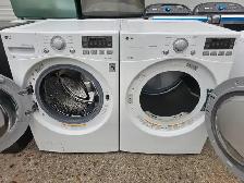 LIKE NEW LG 27' White Front-Load Stackable Washer Electric Dryer - Photo 8