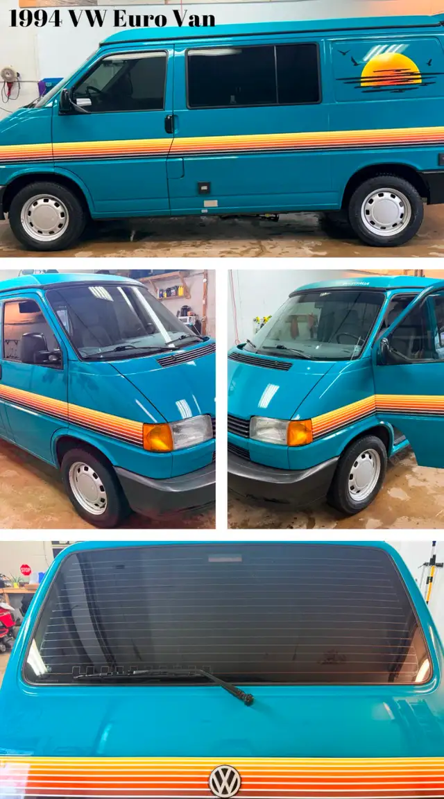 1994 VW Euro Van Westfalia Freshly Safetied Waxed Shampooed