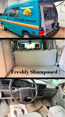 1994 VW Euro Van Westfalia Freshly Safetied Waxed Shampooed - Photo 4
