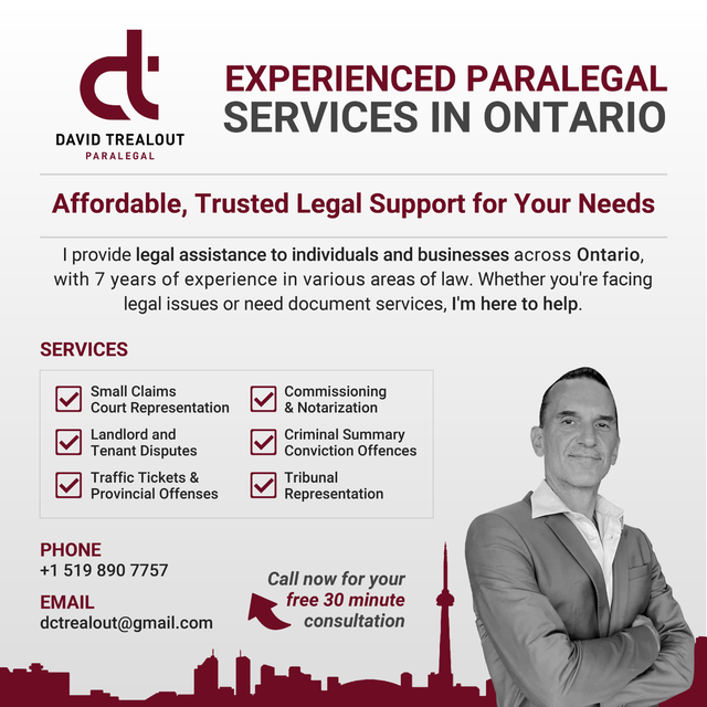 Licensed Paralegal: Traffic Tickets & Legal Services