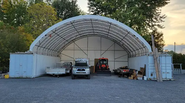 C2020 Steel Container Shelter 20×20×6.5 - Photo 3