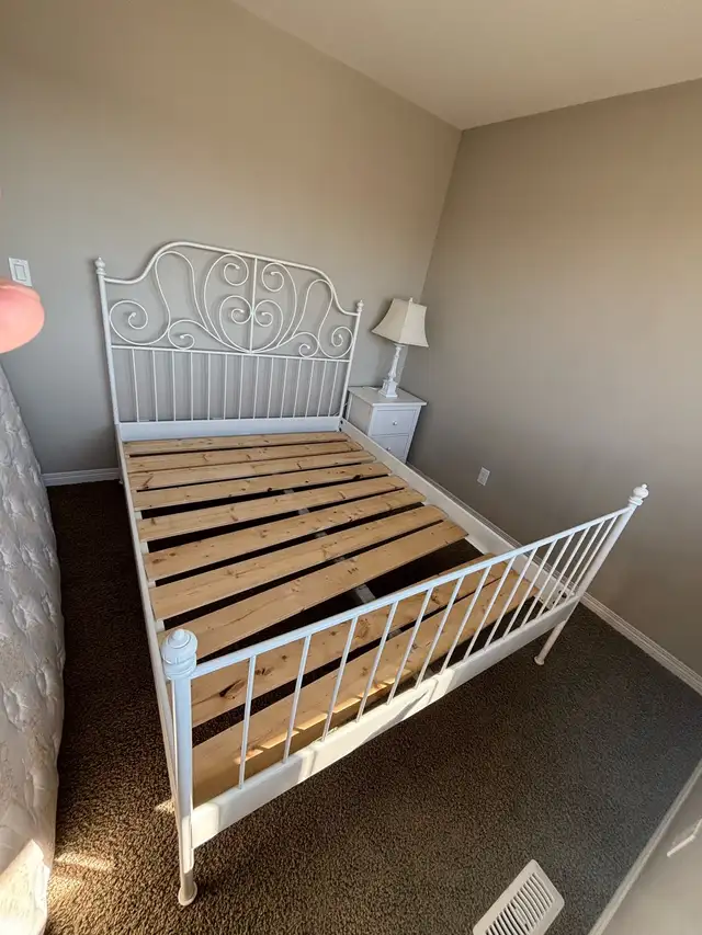 IKEA QUEEN SIZE METAL BED FRAME