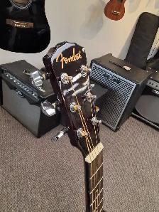 Fender FA-100 Acoustic Guitar - Photo 6