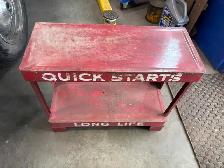 vintage gas station battery stand - Photo 2
