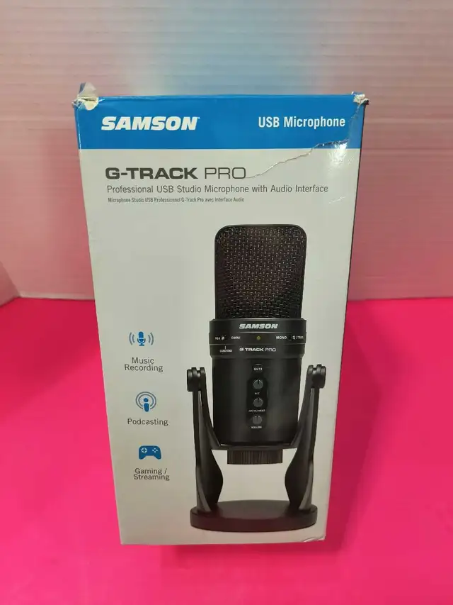 Samson G Track Pro USB Mic In Box