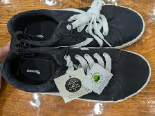 Geroge Black Canvas Boys sneakers Shoes Assorted Sizes - Photo 3