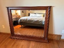 Solid Wood Frame Mirror