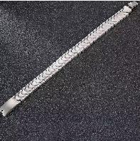 Ship only New Men's Bracelet Vintage 12mm 8'' Stainless Steel 74 - Photo 2