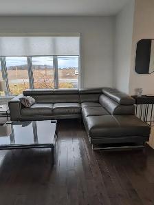 Sectionnel en cuir - Maison Corbeil - Photo 4