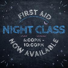 'Evening First Aid Classes—Flexible, Fun, and Focused!'