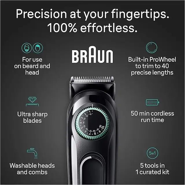 Braun All-in-One Style Kit Series 3, 5-in-1 Trimmer on Sale - Photo 6