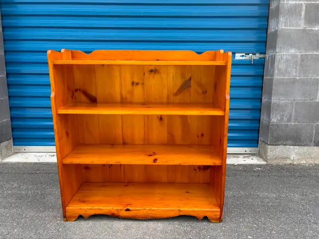 Solid Pine Book Shelf