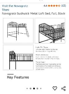 FOR SALE Full size Loft bed - Frame ONLY . PERFECT COND. $300OBO - Photo 3
