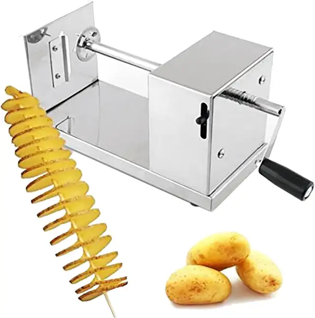 Manual Stainless Steel Potato Chips Spiral Slicer 181200