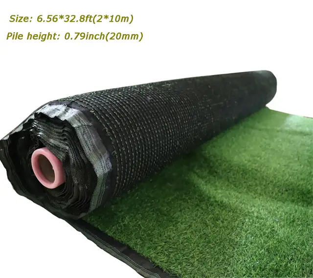 32.86.56ft Artificial Grass Synthetic Turf Lawn Yard 020666