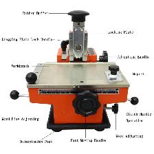 Semi-Automatic Sheet Embosser Metal Plate Stamping Marking211018 - Photo 2