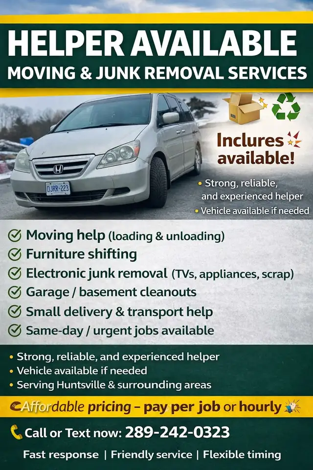 Delivery service Available